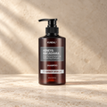 Shampoo Kundal Honey & Macadamia Amber Vanilla 500 ml, envase frontal