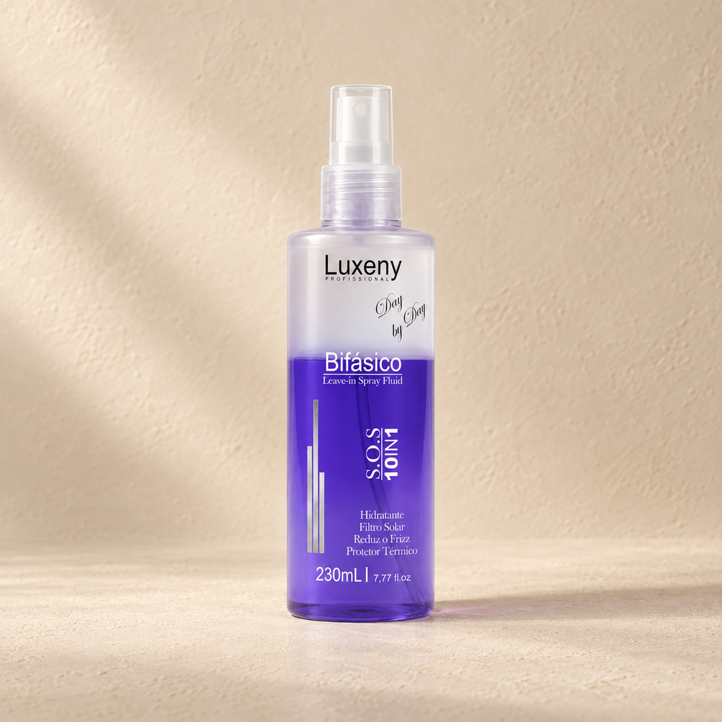 Spray Bifásico Luxeny, paso 3 de la Rutina Control del Frizz