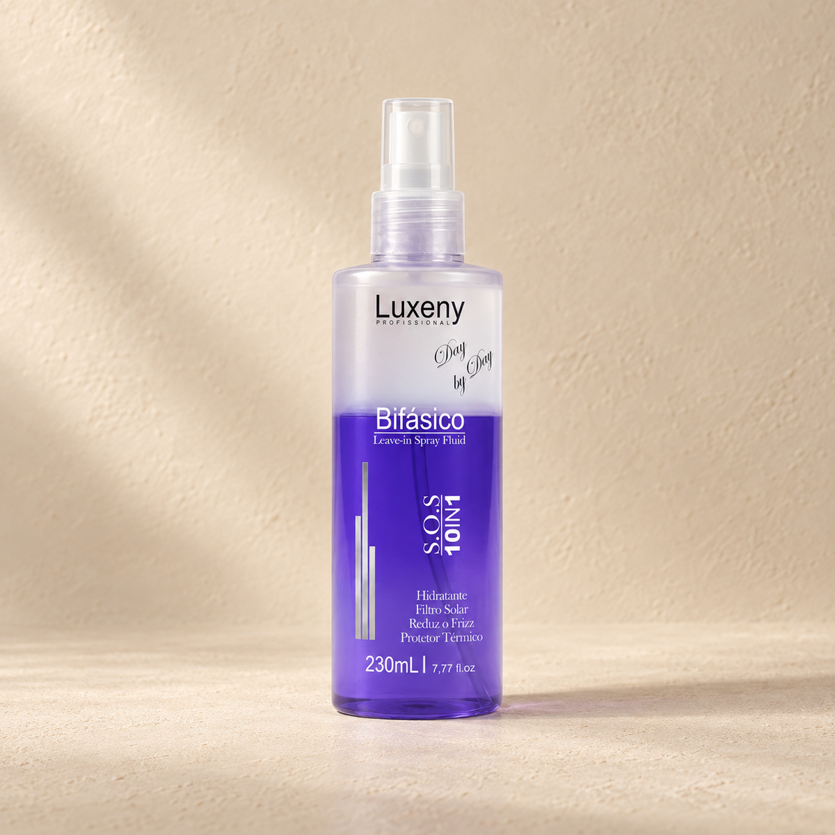 Spray Bifásico Luxeny, paso 3 de la Rutina Control del Frizz