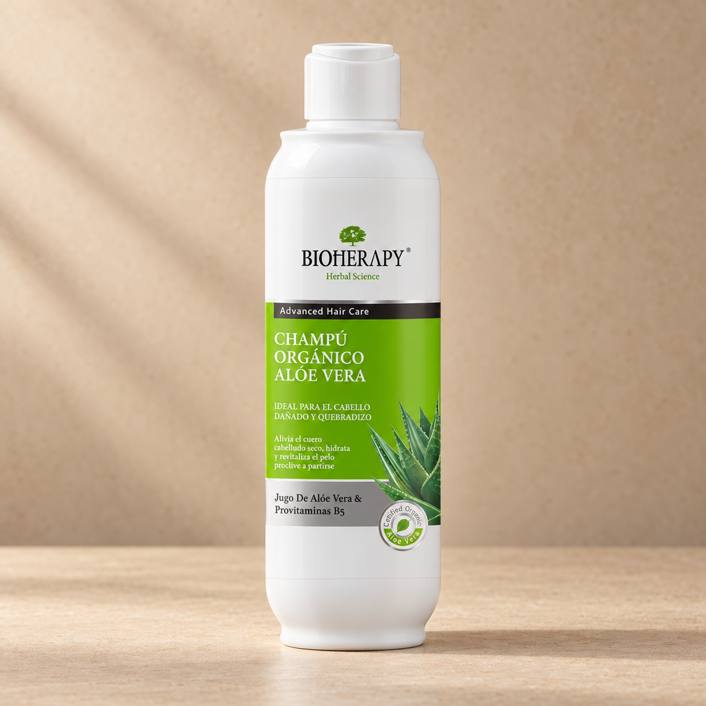 Shampoo Bioherapy Aloe Vera, paso 1 de la Rutina Hidratación Diaria
