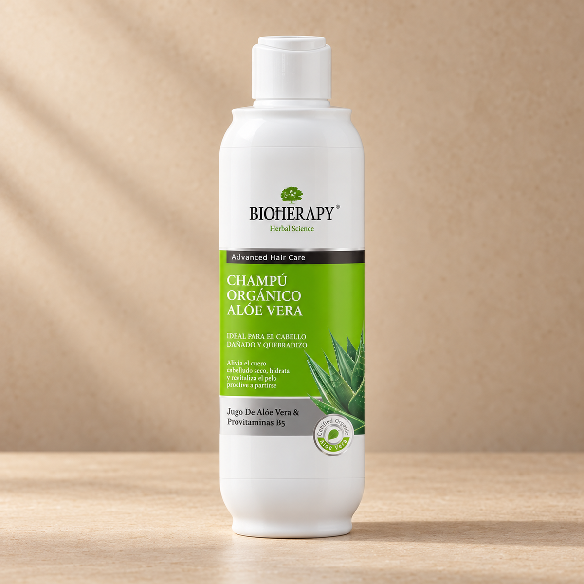 Shampoo Bioherapy Aloe Vera, paso 1 de la Rutina Hidratación Diaria