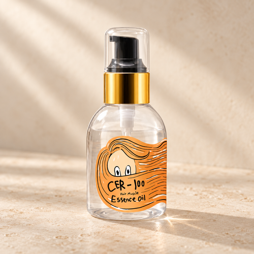 Aceite capilar Elizavecca CER-100 Hair Muscle Essence Oil 100 ml, envase frontal