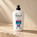 Crema para peinar Skala Expert Bomba de Vitaminas 3 en 1 de 250 g, envase blanco con protector térmico