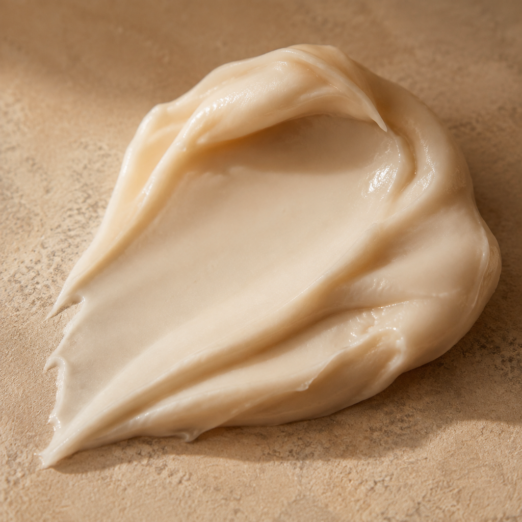 Textura en crema de la mascarilla del Dúo NaturVital ColourSafe cabellos rubios, shampoo y mascarilla
