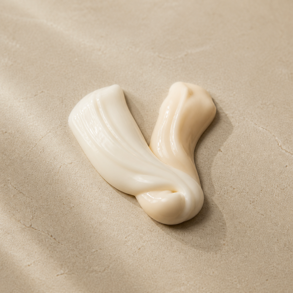 Textura en crema del Shampoo colorante Dos Lunas Argán castaño natural 420 ml